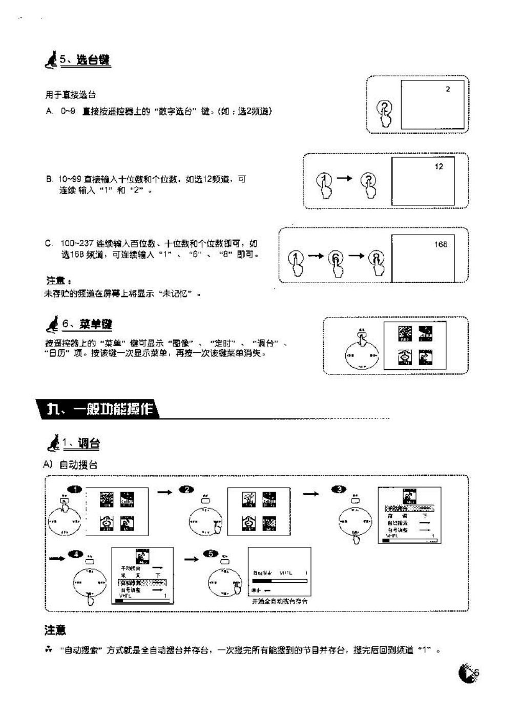TCL王牌AT21207彩电使用说明书-6 TCL王牌AT21207彩电使用说明书-6