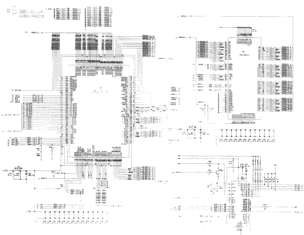 LG LM295B显示器电路原理图-6 LG LM295B显示器电路原理图-6