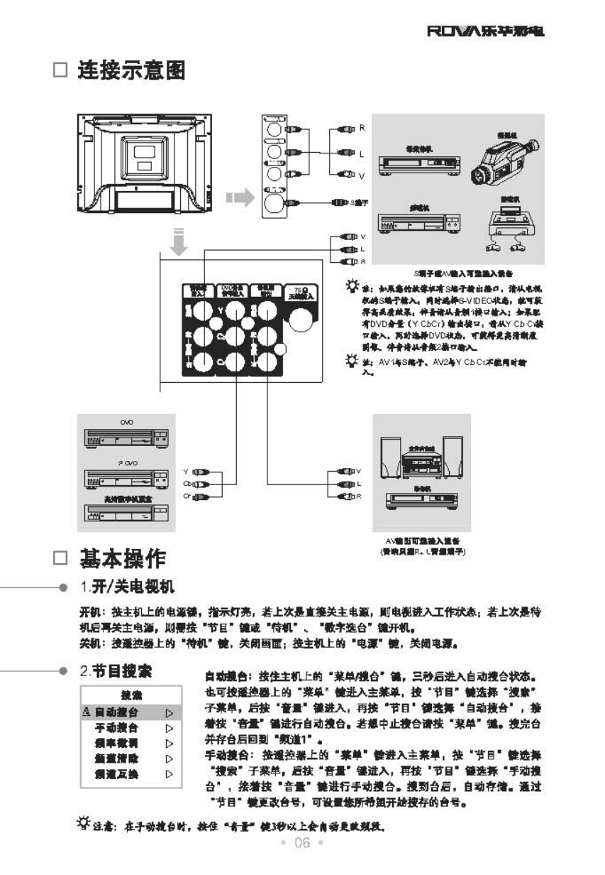 TCL 乐华25V8B彩电说明书-6