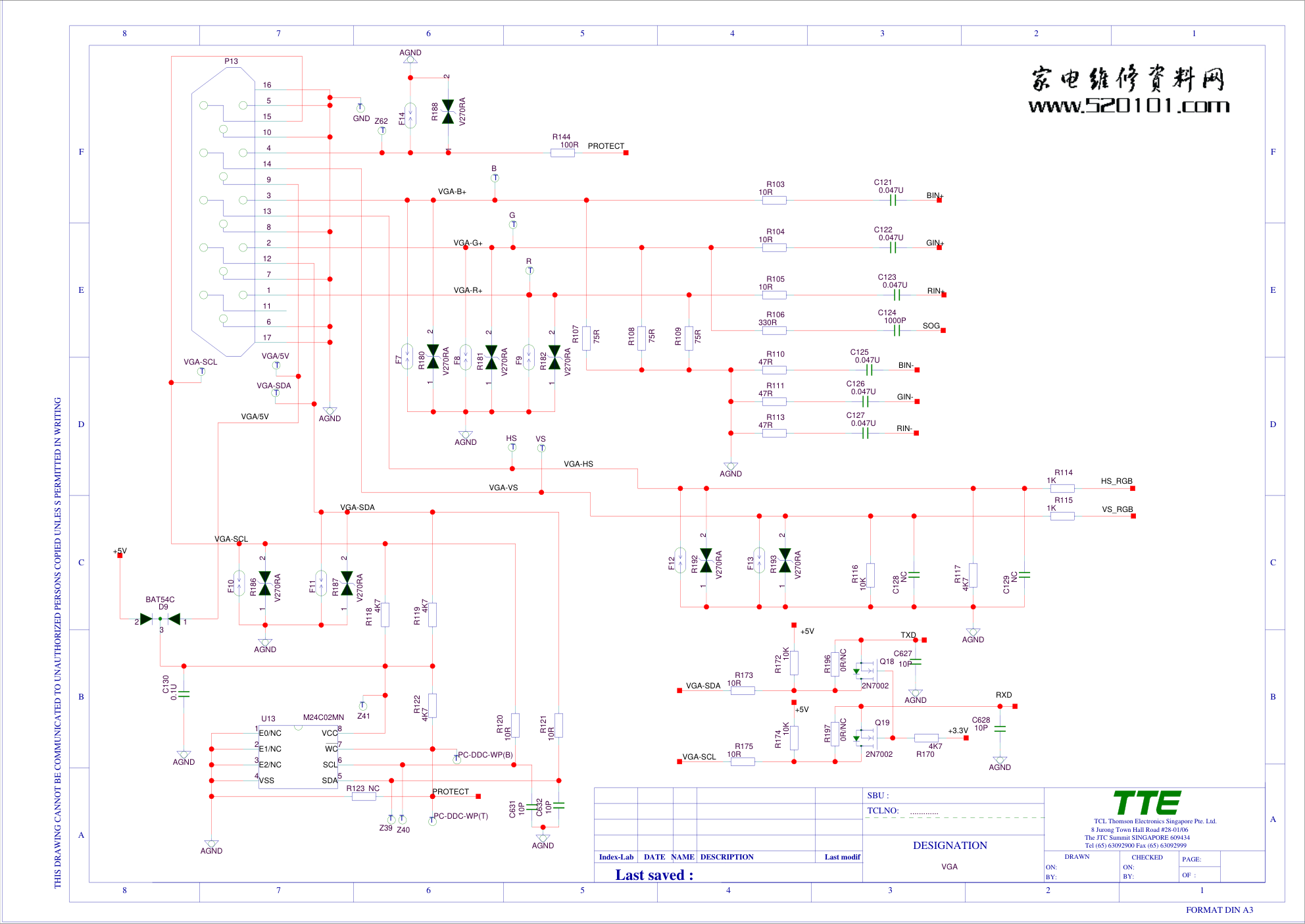 TCL L32F19液晶电视(MS19LR机芯)主板电路图-4 TCL L32F19液晶电视(MS19LR机芯)主板电路图-4