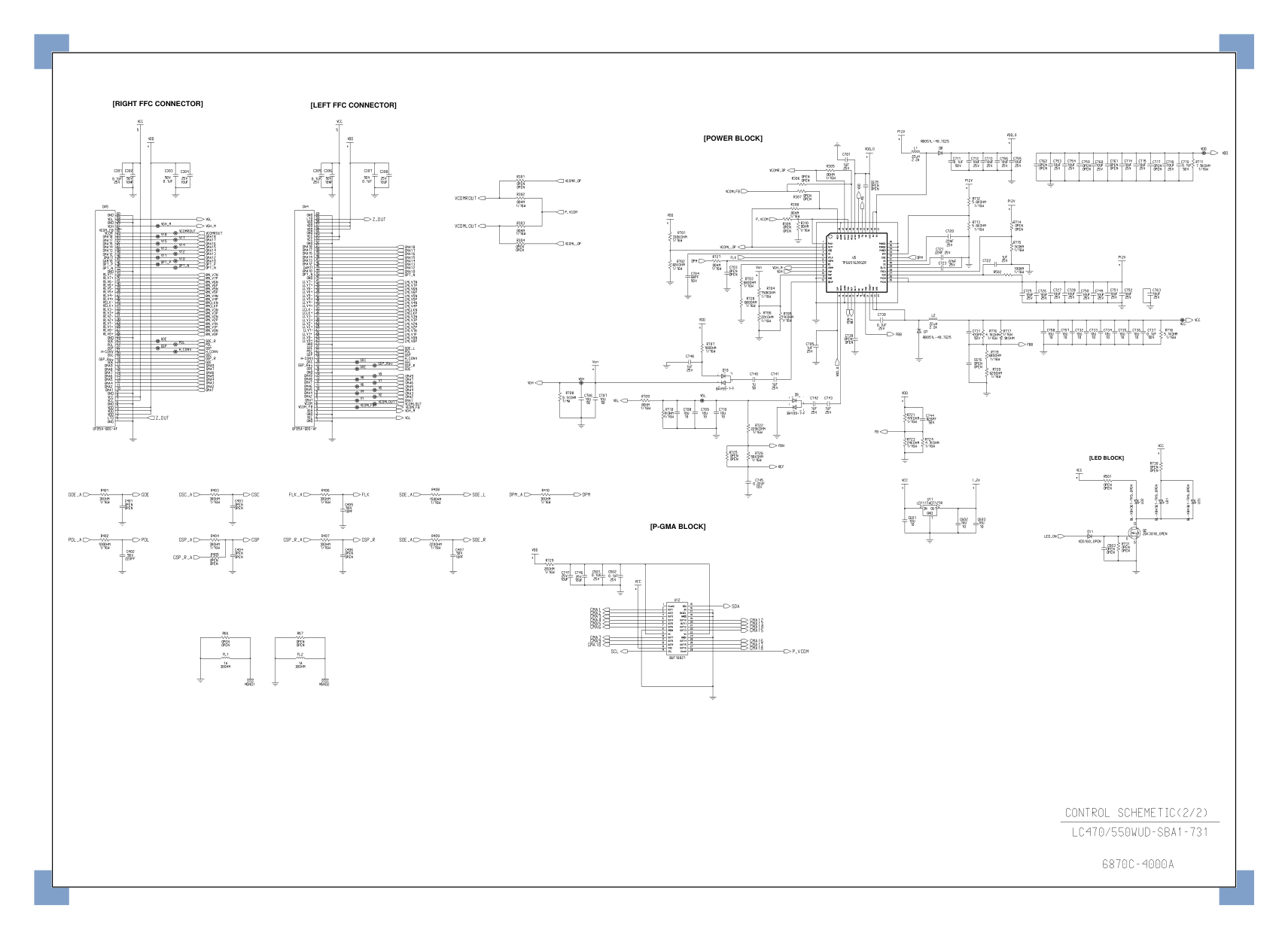 LG LC420WUN-SAA3-731(EN)逻辑板电路原理图-1 LG LC420WUN-SAA3-731(EN)逻辑板电路原理图-1