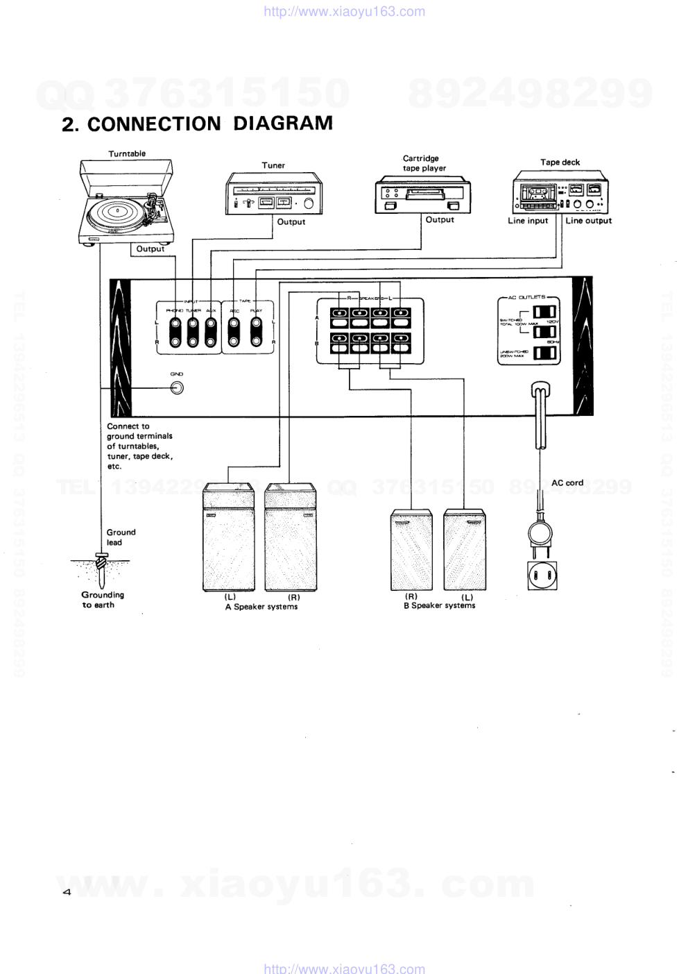 先锋PIONEER SA-6700音响电路图-4 先锋PIONEER SA-6700音响电路图-4