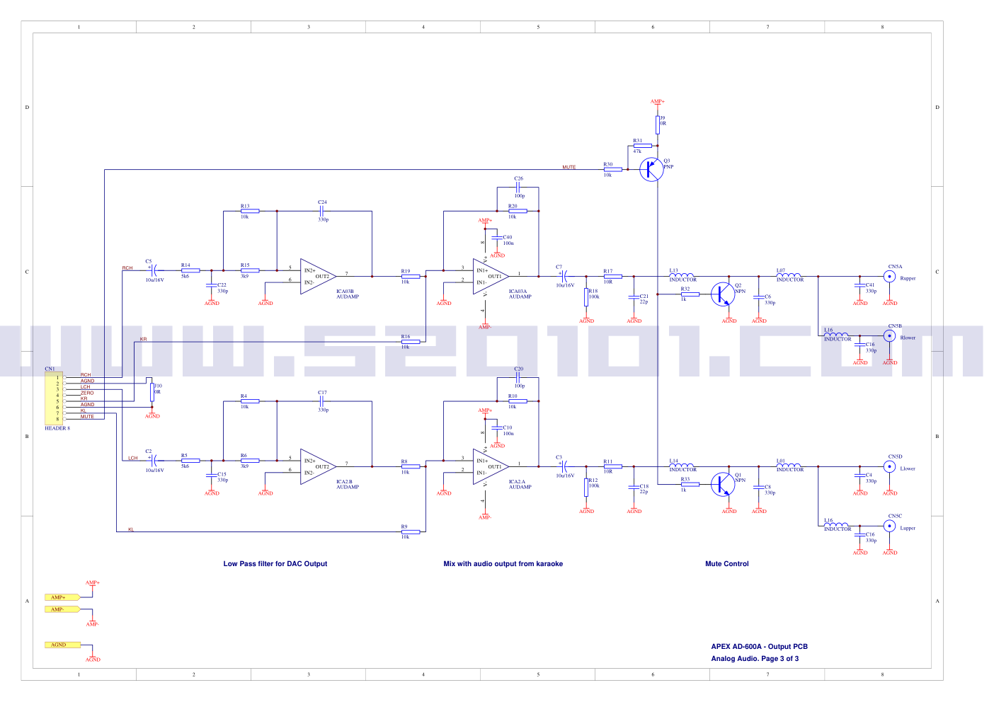 AD600 DVD (ES4318)原理图-9 AD600 DVD (ES4318)原理图-9