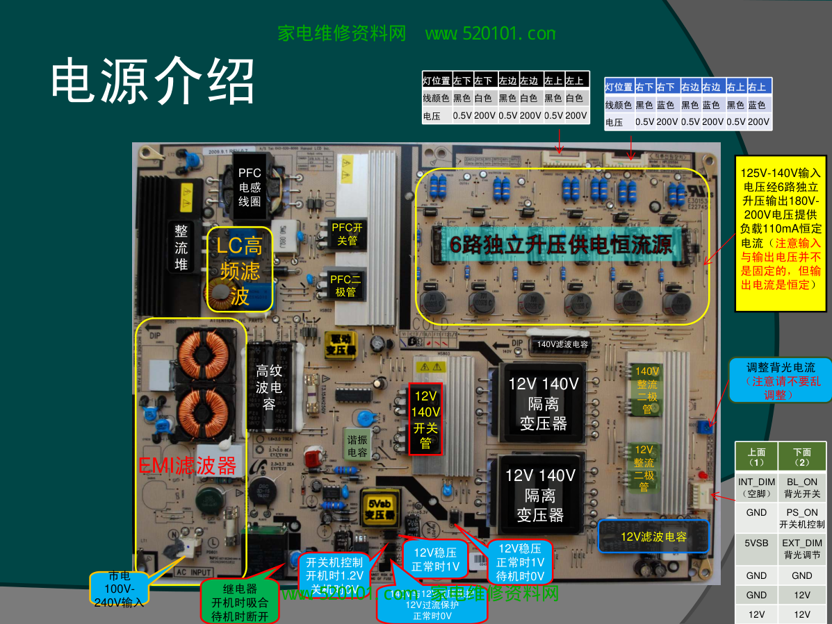 康佳LC55TS88EN液晶彩电电源图纸-1