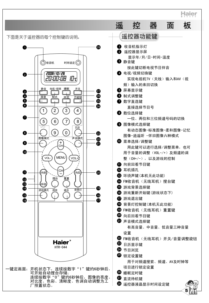海尔21FV6H-B彩电说明书-7 海尔21FV6H-B彩电说明书-7