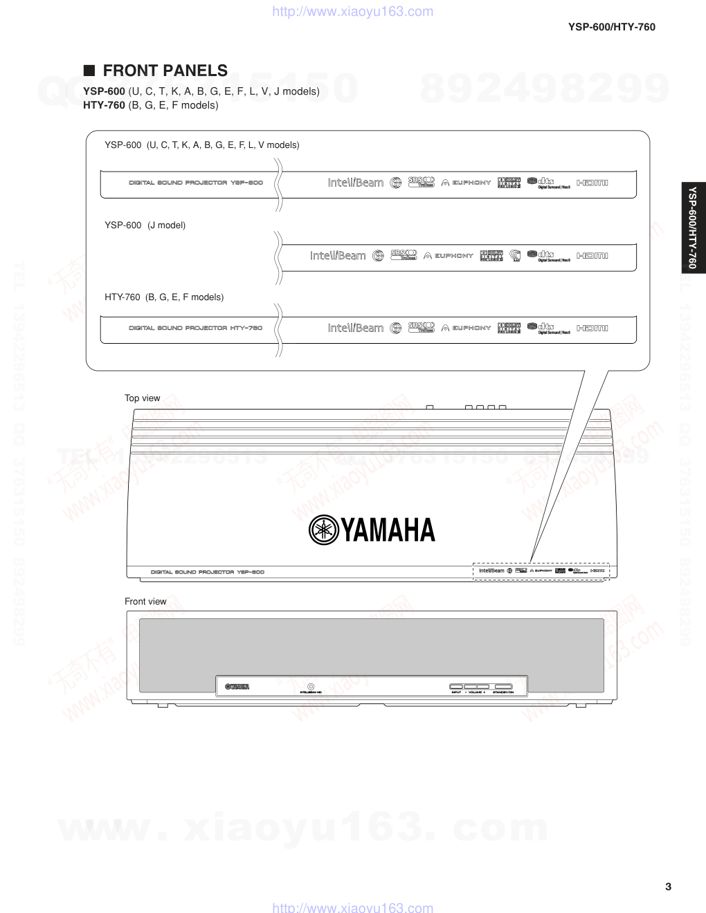 雅马哈YAMAHA HTY-760电路图-2