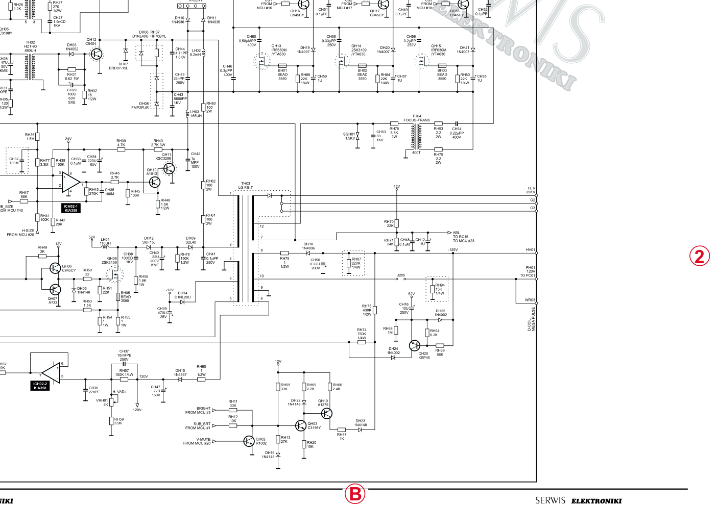 现代S570显示器电路原理图-4 现代S570显示器电路原理图-4
