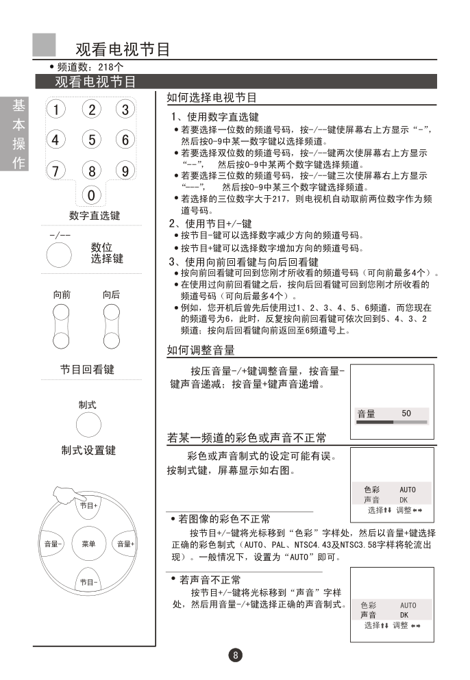 海尔29T7A-T彩电说明书-9 海尔29T7A-T彩电说明书-9