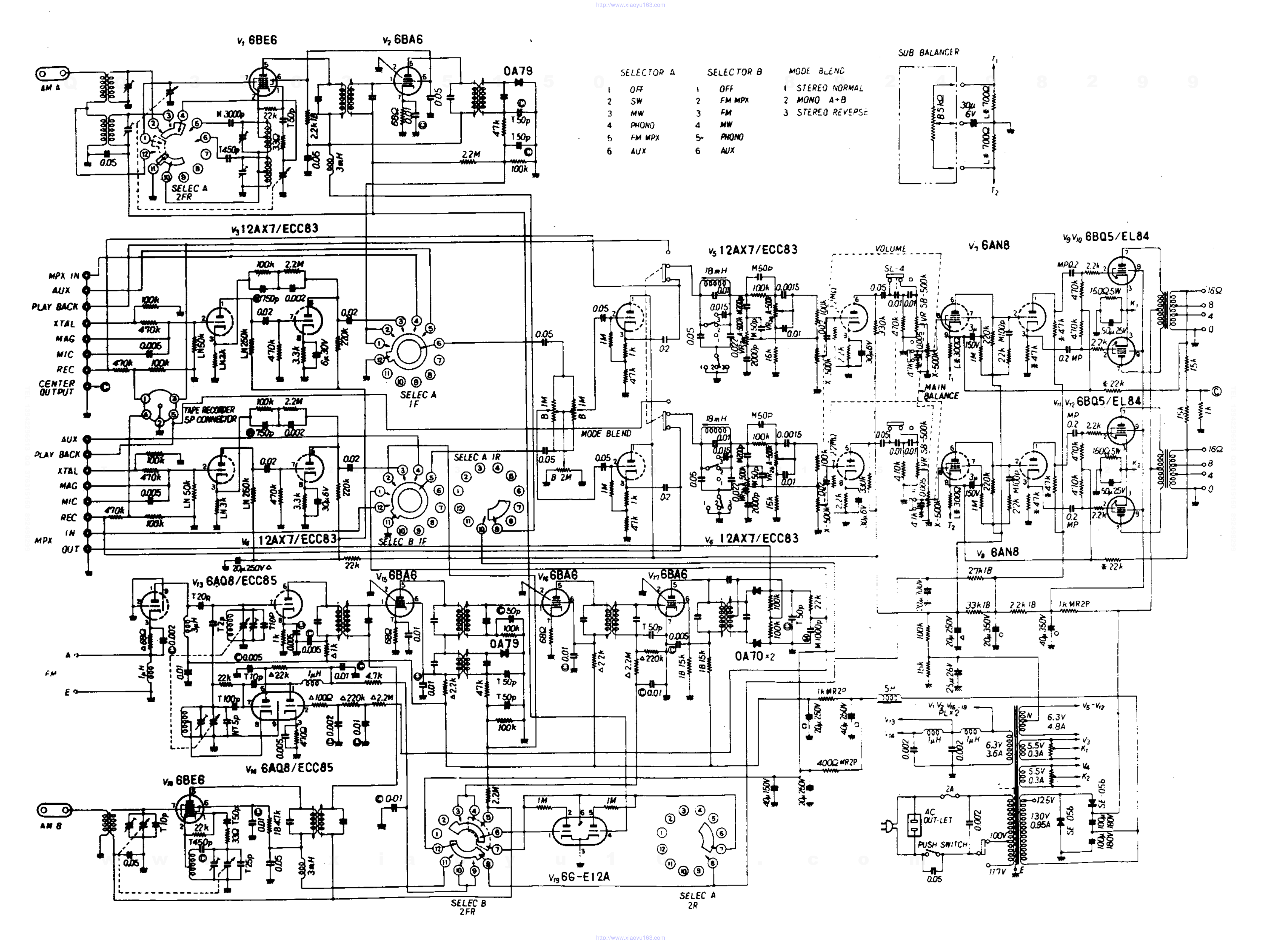 先锋PIONEER SM-Q300电路图-0