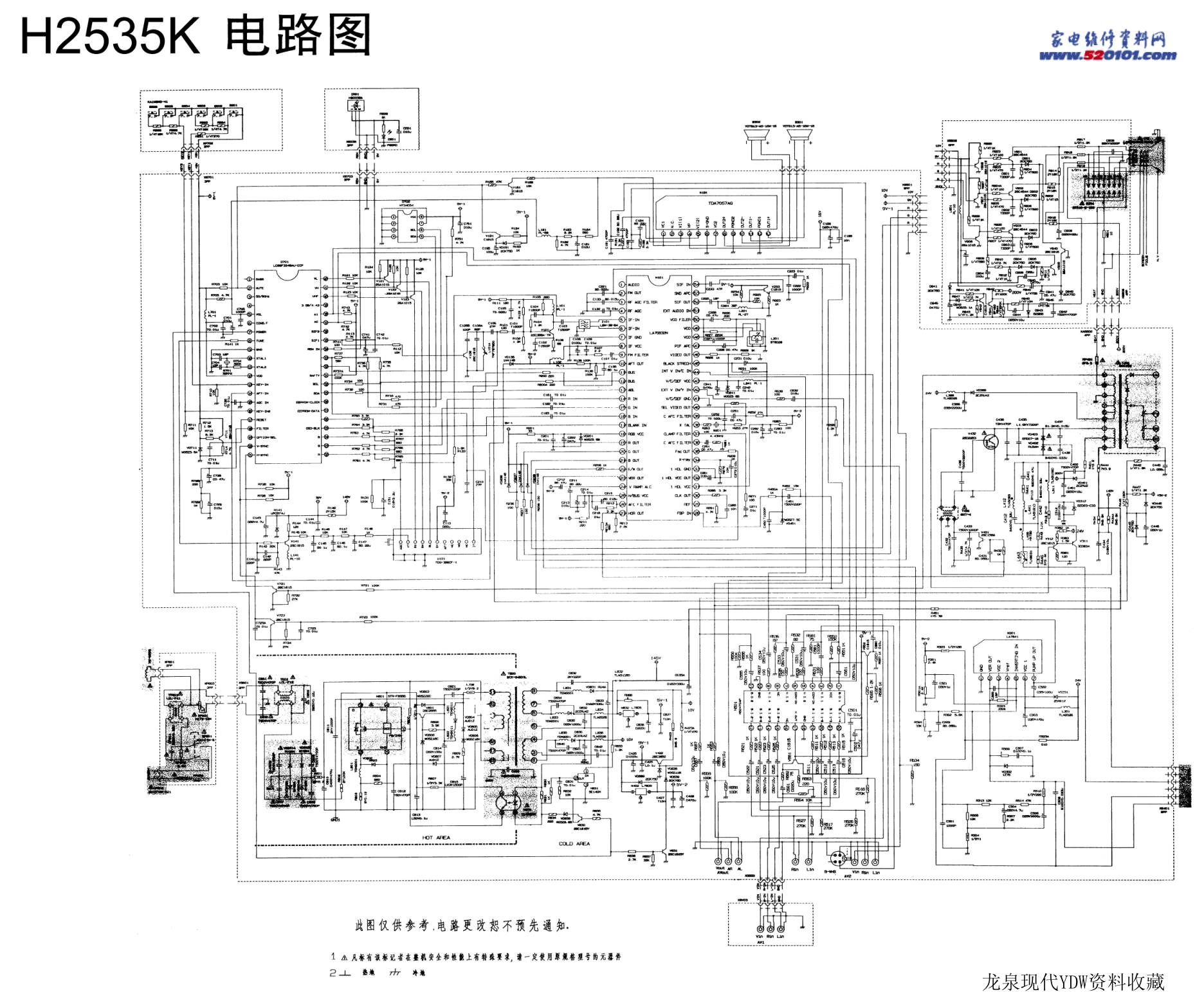 长虹H2535K彩电原理图-0 长虹H2535K彩电原理图-0