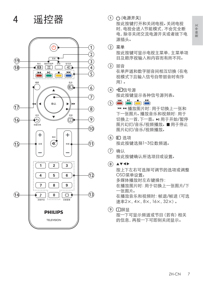 飞利浦42PFL3800T3液晶彩电使用说明书-8