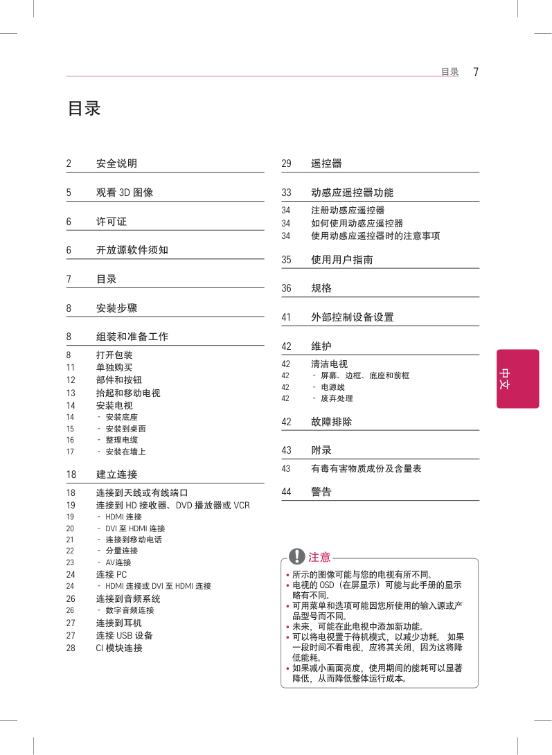 LG 42LA6600-CA液晶电视机使用说明书-6