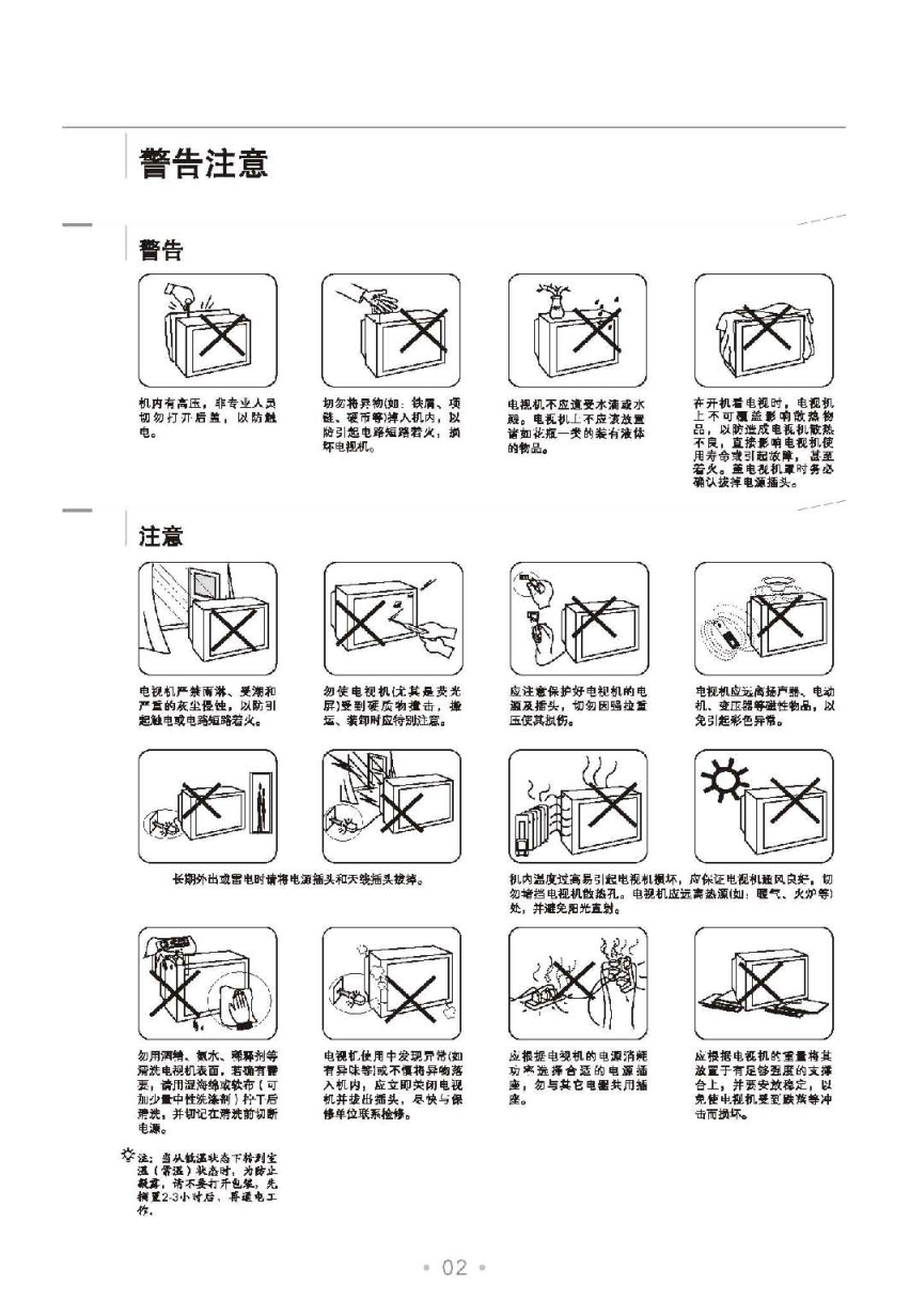 乐华21V8A彩电使用说明书-2 乐华21V8A彩电使用说明书-2