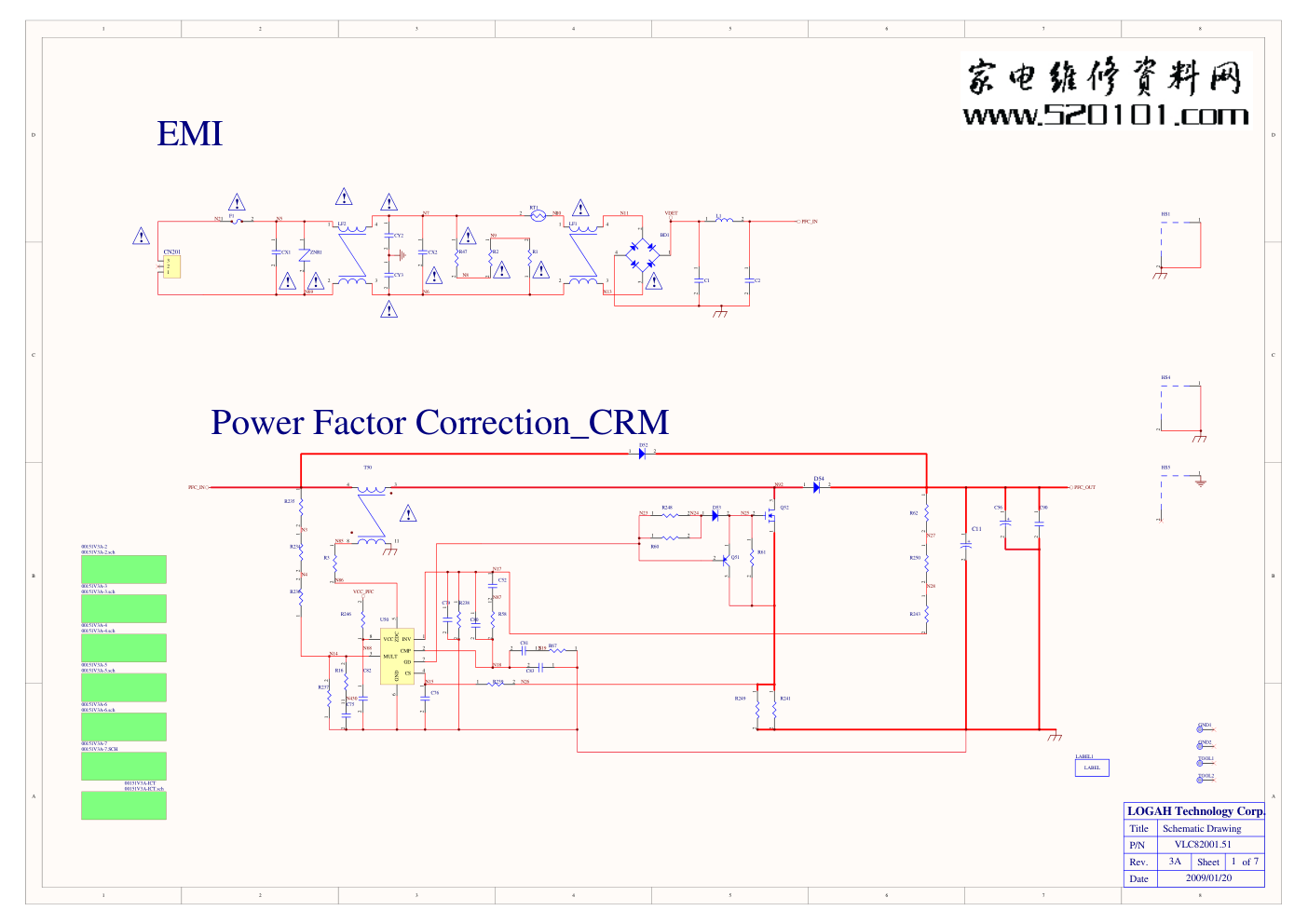 长虹LM32-V315B3-V2力铭板（VLC82001.51）电路图-0