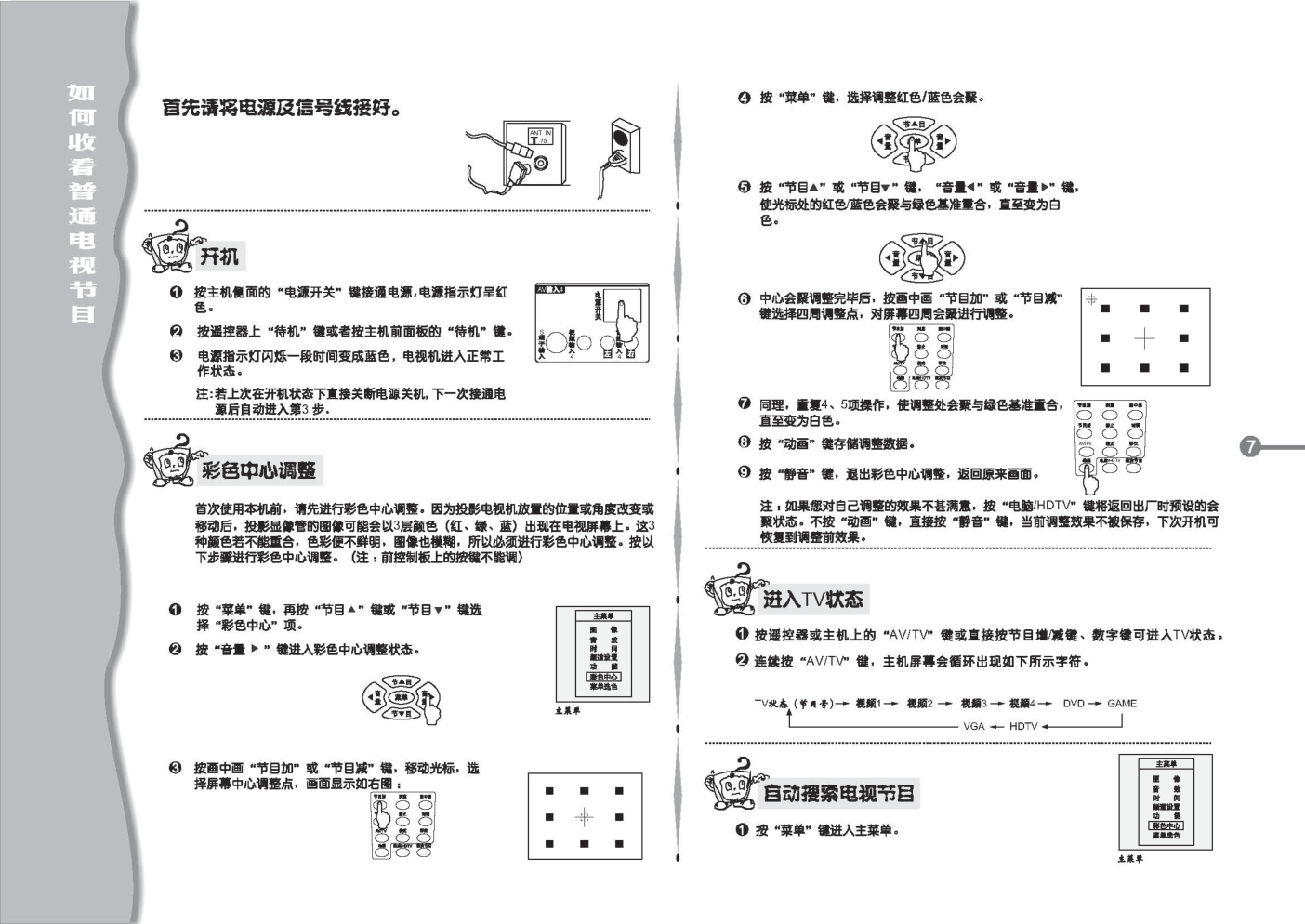 TCL王牌HID52P2彩电使用说明书-7 TCL王牌HID52P2彩电使用说明书-7