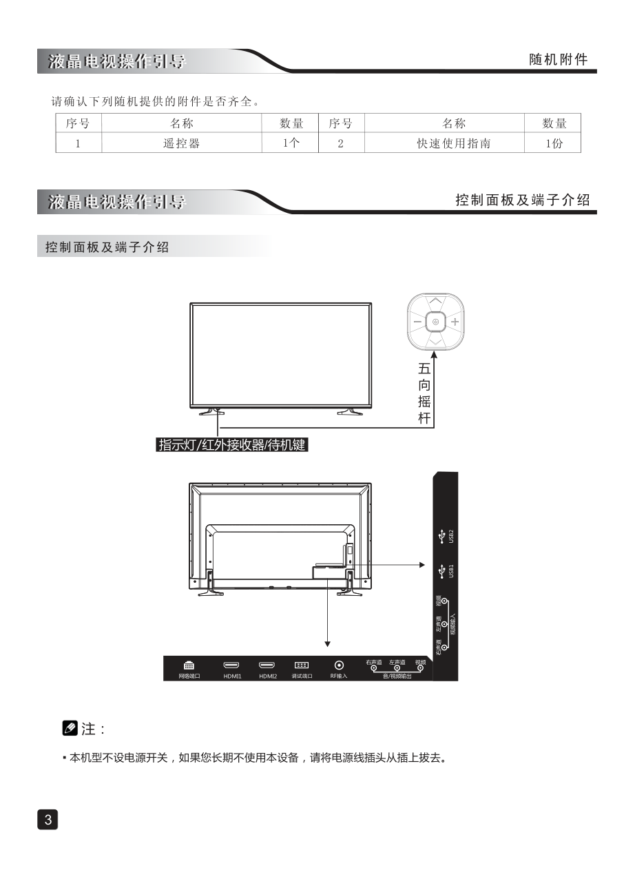 创维55E5液晶彩电使用说明书-4
