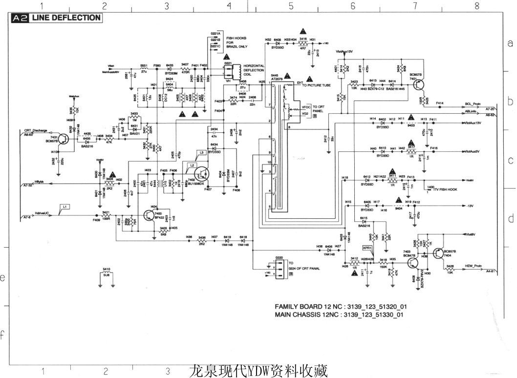 飞利浦 21PT1582_93R(L9.2)彩电原理图-6 飞利浦 21PT1582_93R(L9.2)彩电原理图-6