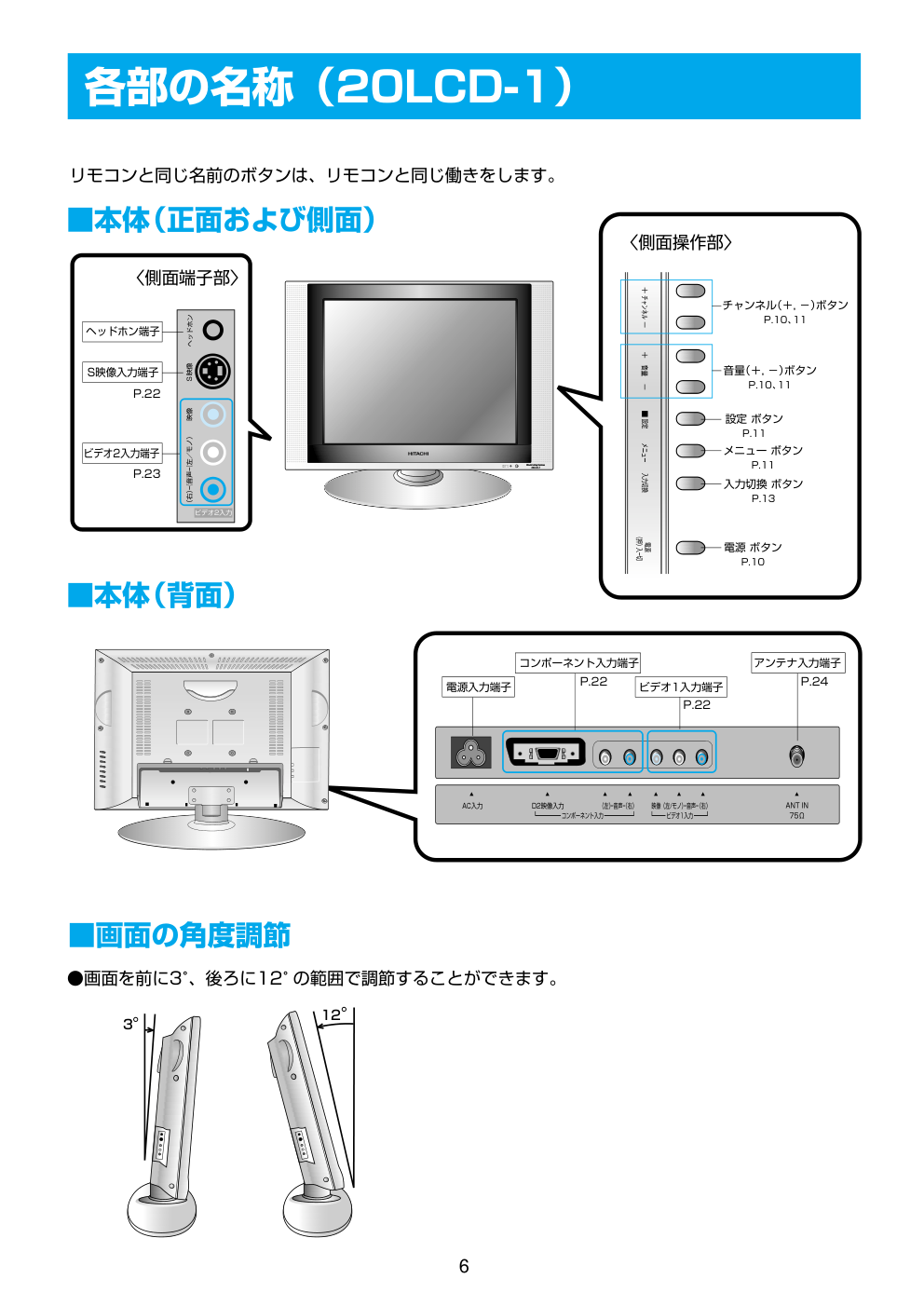 日立液晶电视20LCD-114LCD-1说明书-5