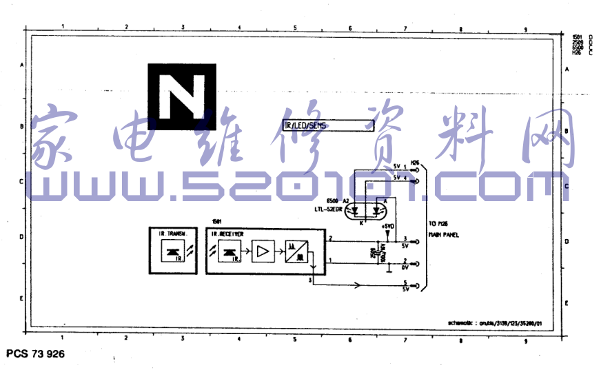 飞利浦 21D9彩电图纸-6 飞利浦 21D9彩电图纸-6