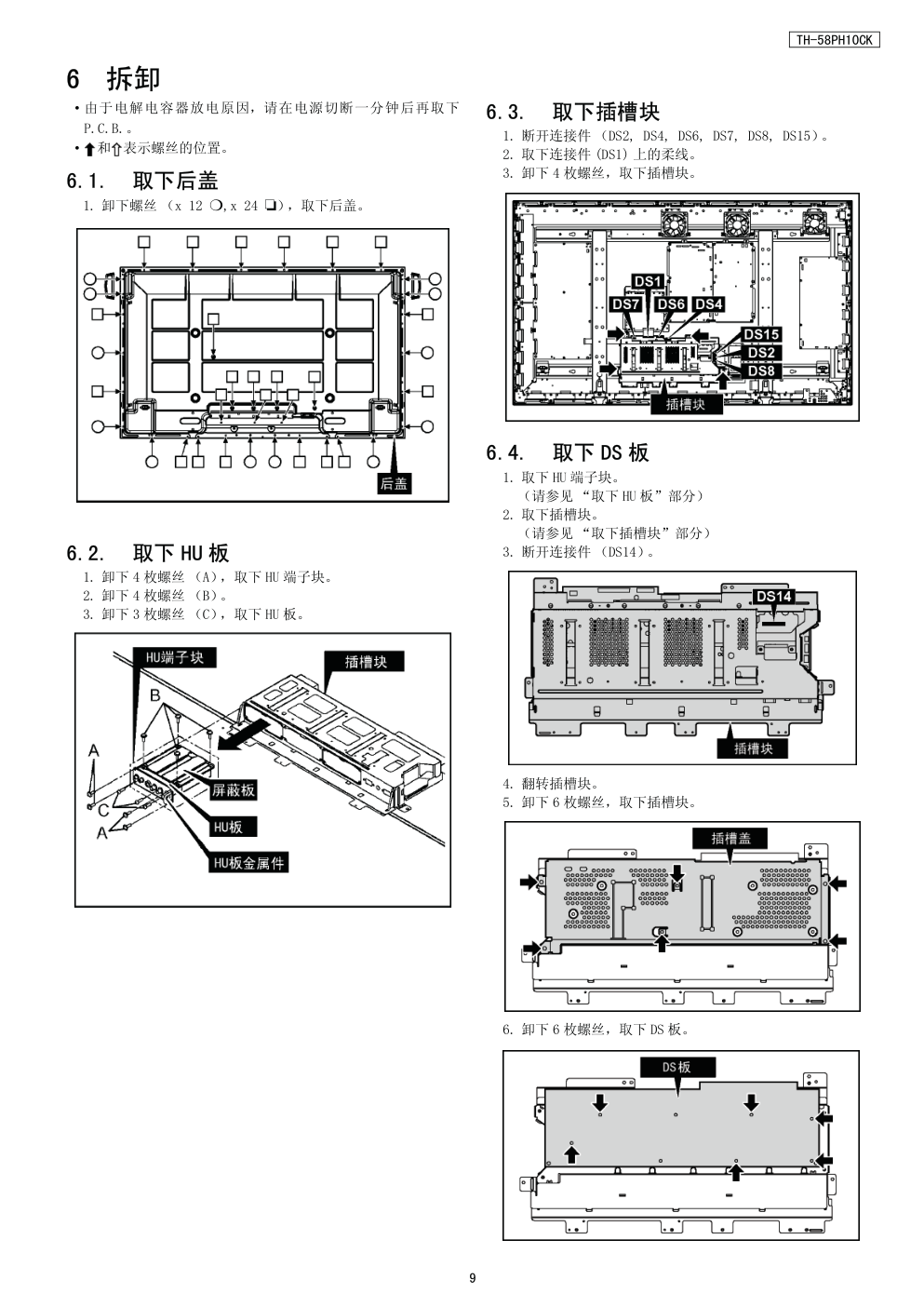 松下TH-58PH10CK等离子显示器（GPH10D机芯）维修手册-8