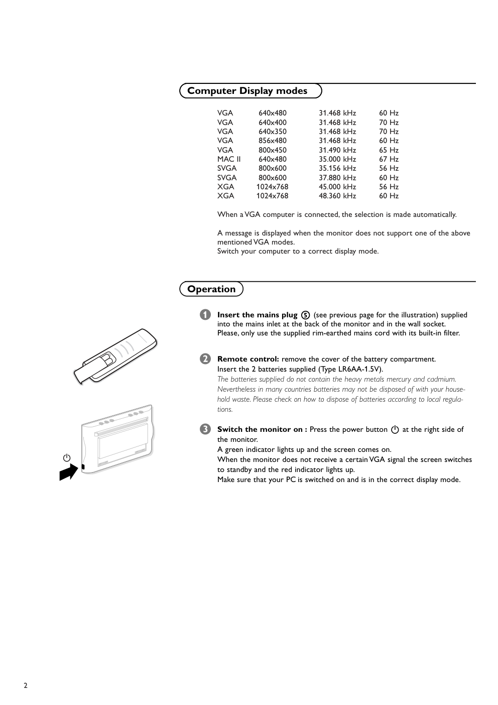 PHILIPS 3104 315 2050.1电视说明书-9 PHILIPS 3104 315 2050.1电视说明书-9