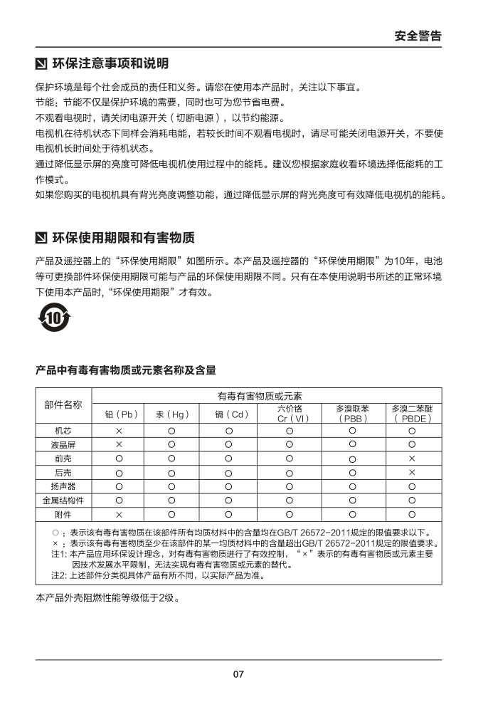 TCL王牌L50E5700A-UD液晶彩电使用说明书-8