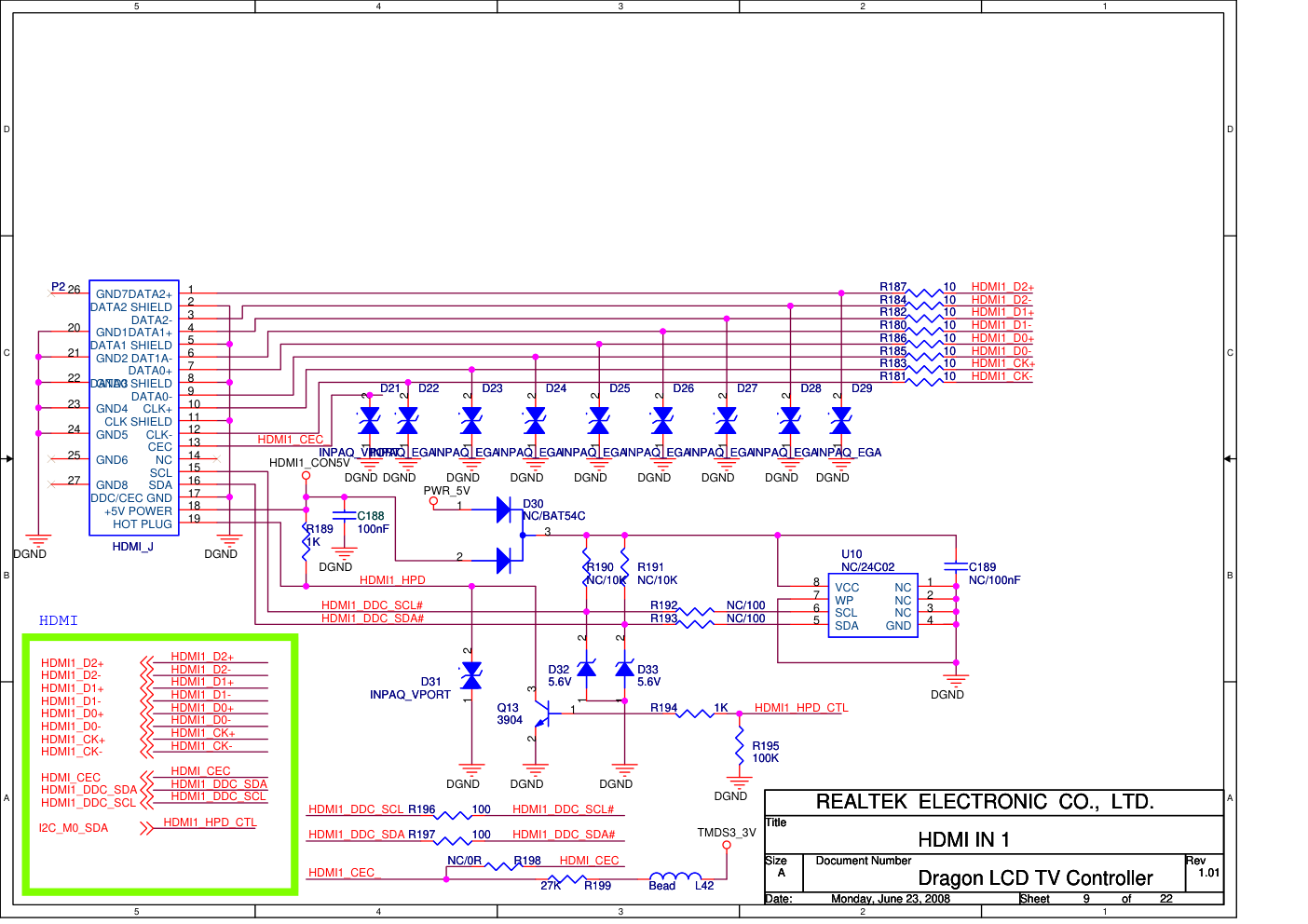 海信TLM32V67D系列（1546板）主板原理图-9