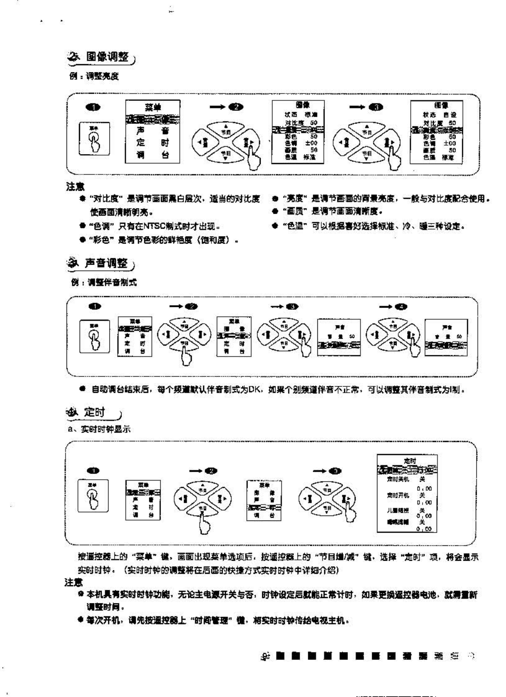 TCL王牌AT21288彩电使用说明书-9 TCL王牌AT21288彩电使用说明书-9