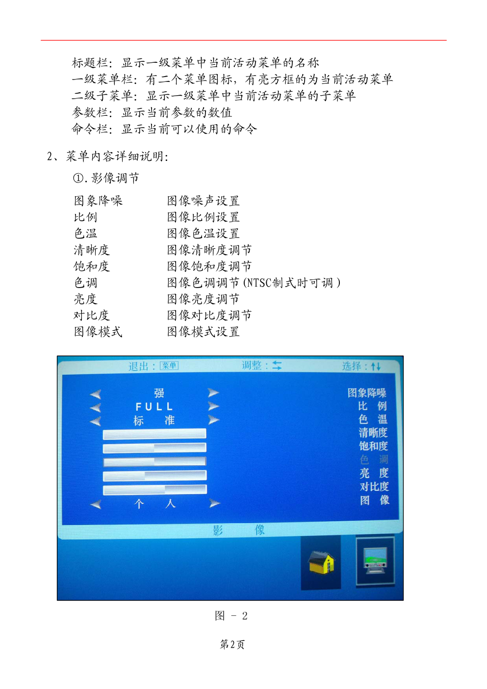 宇松15寸车载液晶电视说明书-2 宇松15寸车载液晶电视说明书-2