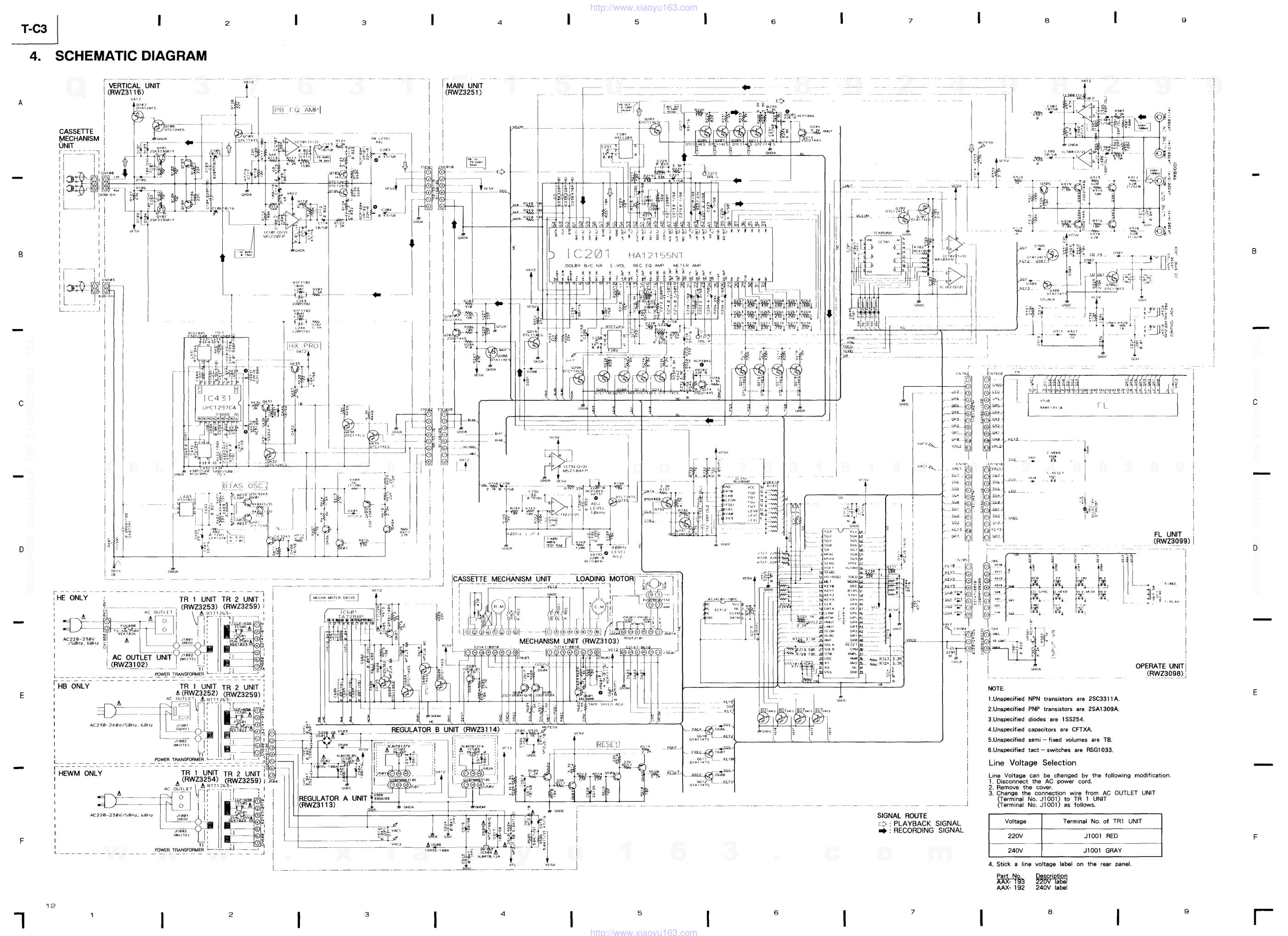 先锋PIONEER T-C3电路图-0