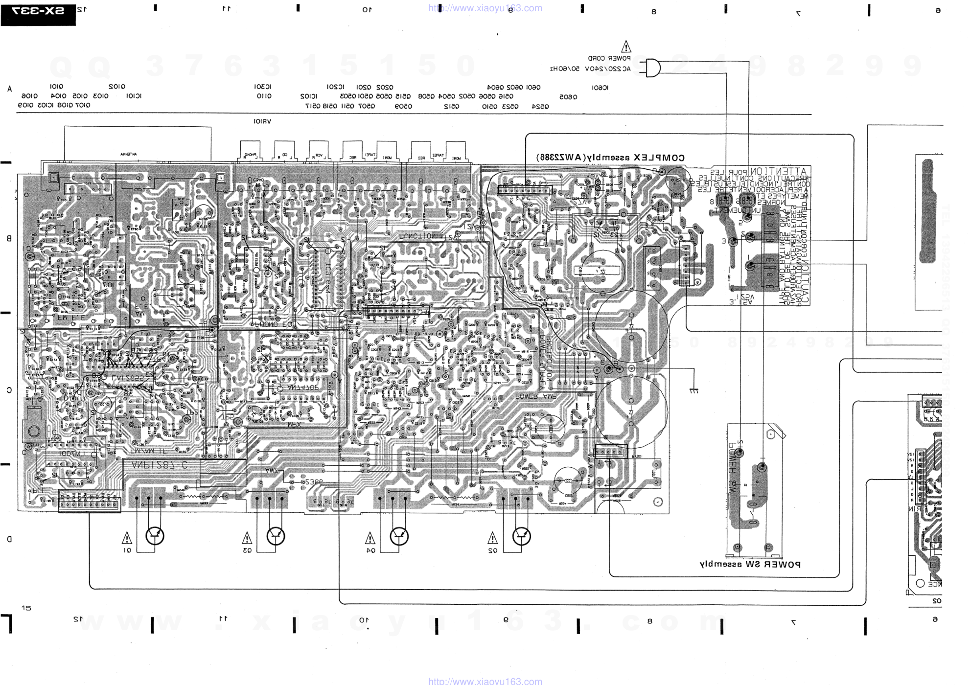 先锋PIONEER SX-337电路图-8