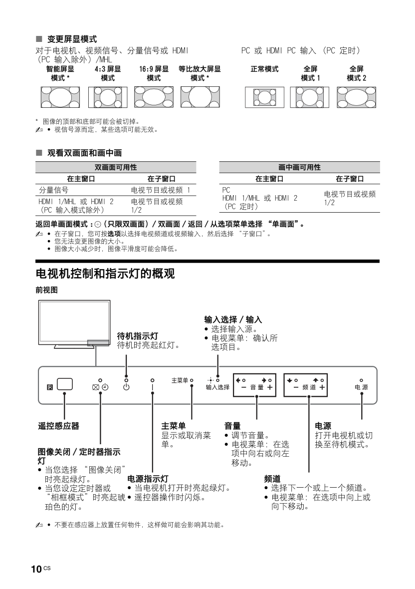 索尼(SONY)KLV-40EX430液晶电视说明书-9 索尼(SONY)KLV-40EX430液晶电视说明书-9