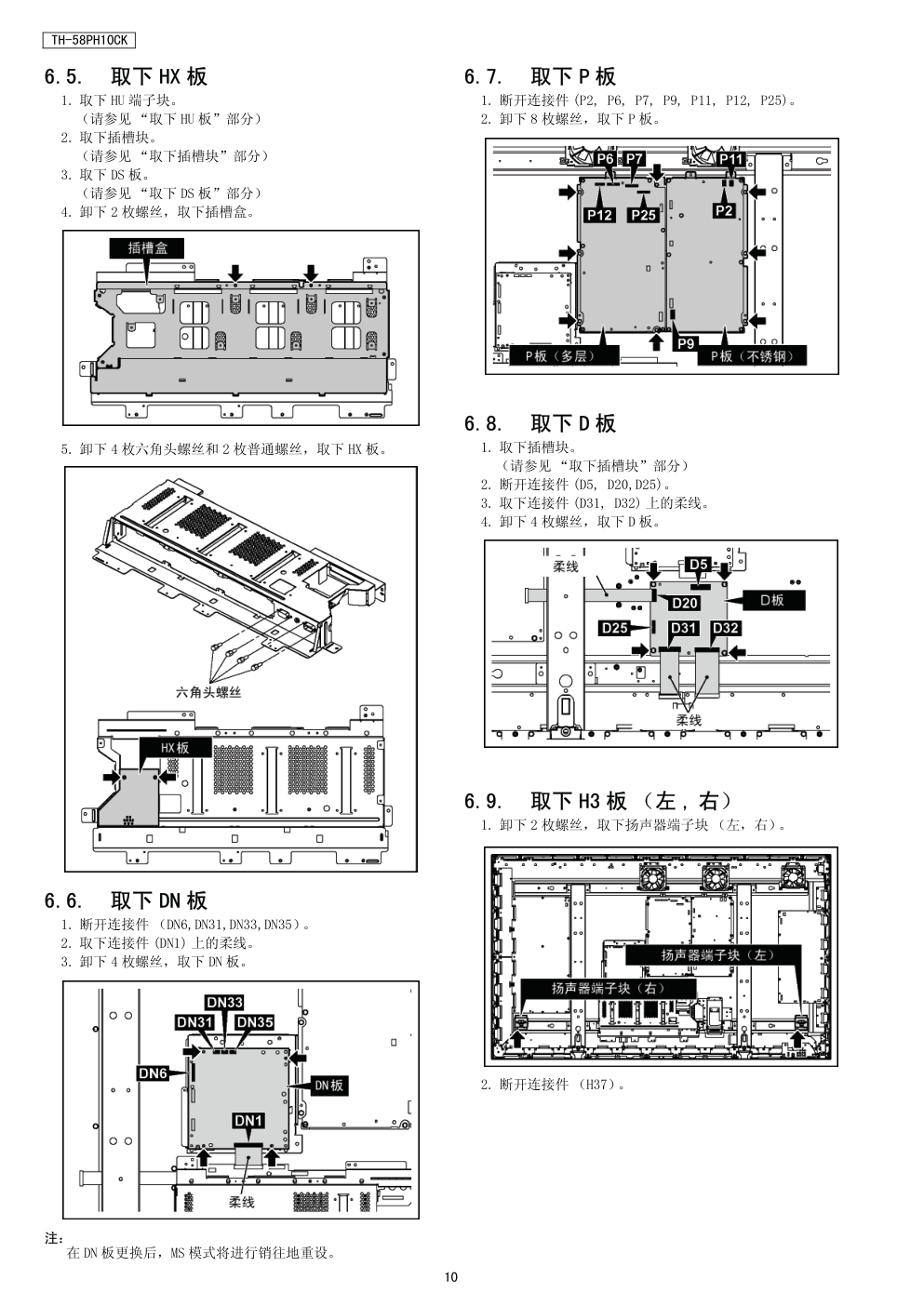 松下TH-58PH10CK等离子显示器（GPH10D机芯）维修手册-9