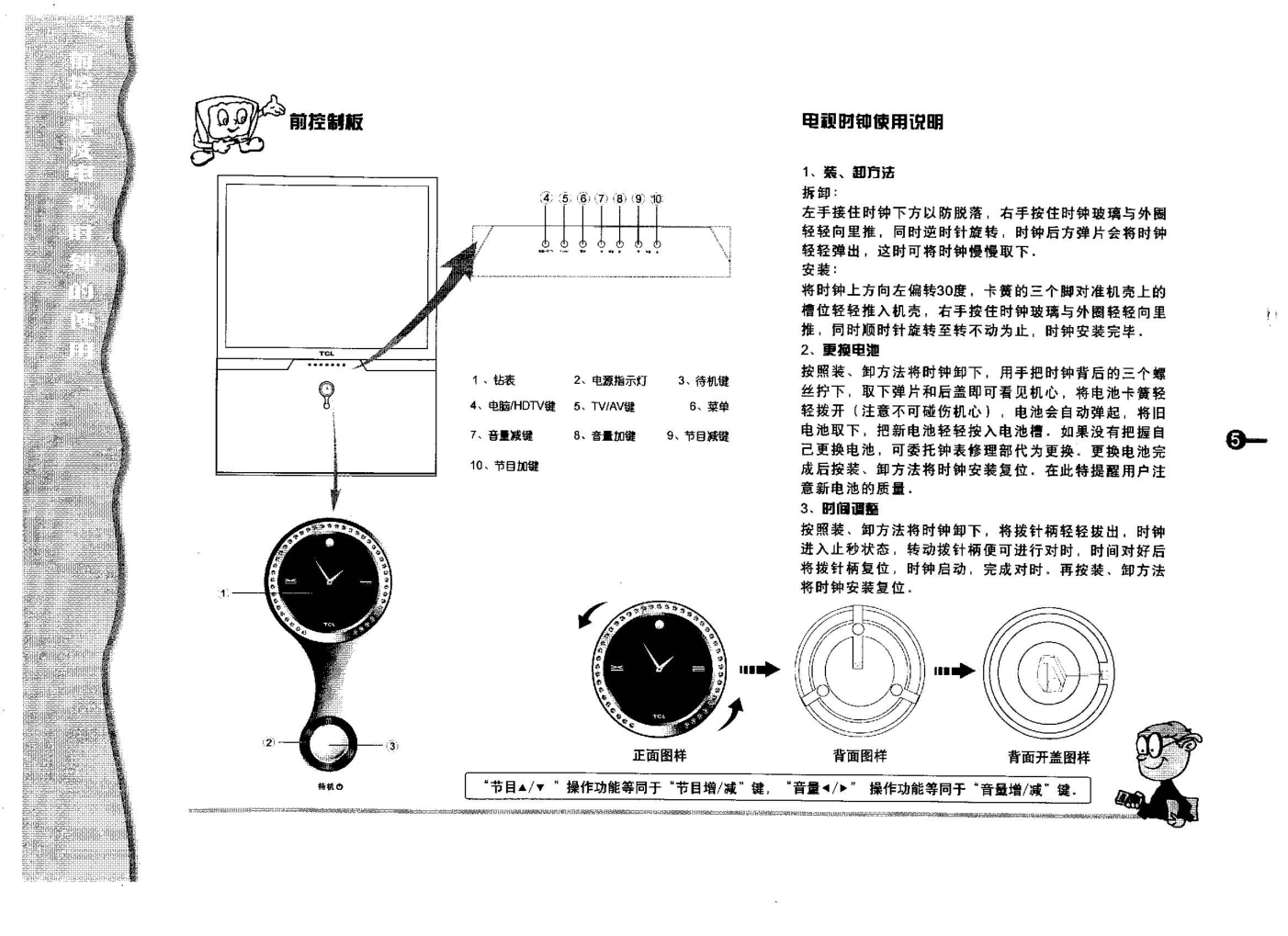 TCL王牌HID4321H彩电使用说明书-5 TCL王牌HID4321H彩电使用说明书-5
