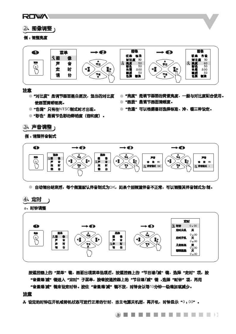 乐华21G6彩电使用说明书-9 乐华21G6彩电使用说明书-9