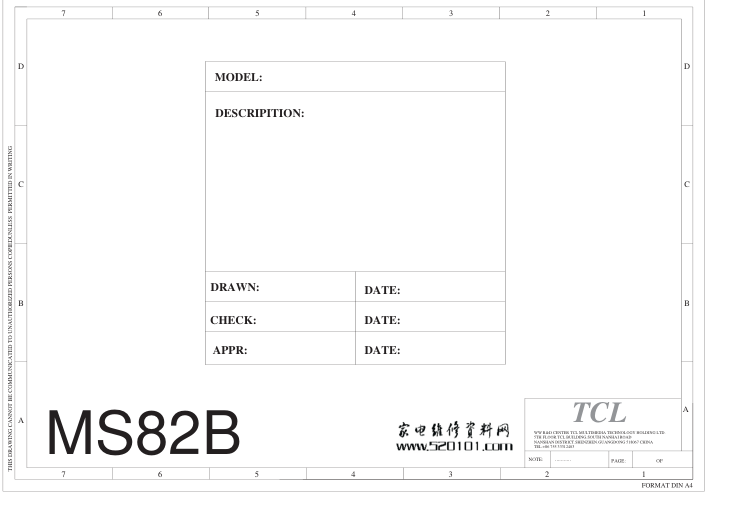 TCL L24E5000B液晶电视(MS82C机芯)电路图-0 TCL L24E5000B液晶电视(MS82C机芯)电路图-0
