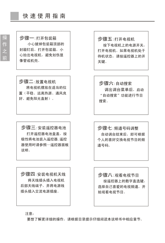 海尔34FV6H-B彩电说明书-2