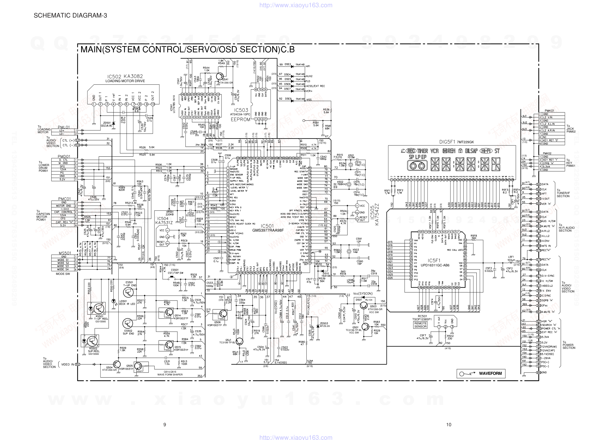爱华AIWA HV-F9000U放像机维修手册-6 爱华AIWA HV-F9000U放像机维修手册-6