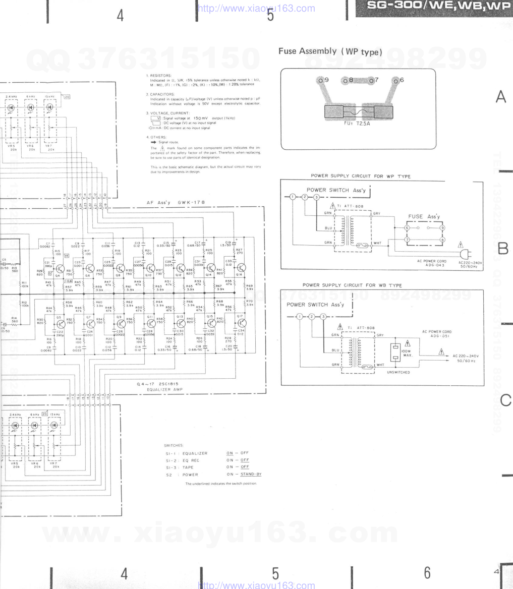 先锋PIONEER SG-300WB电路图-2