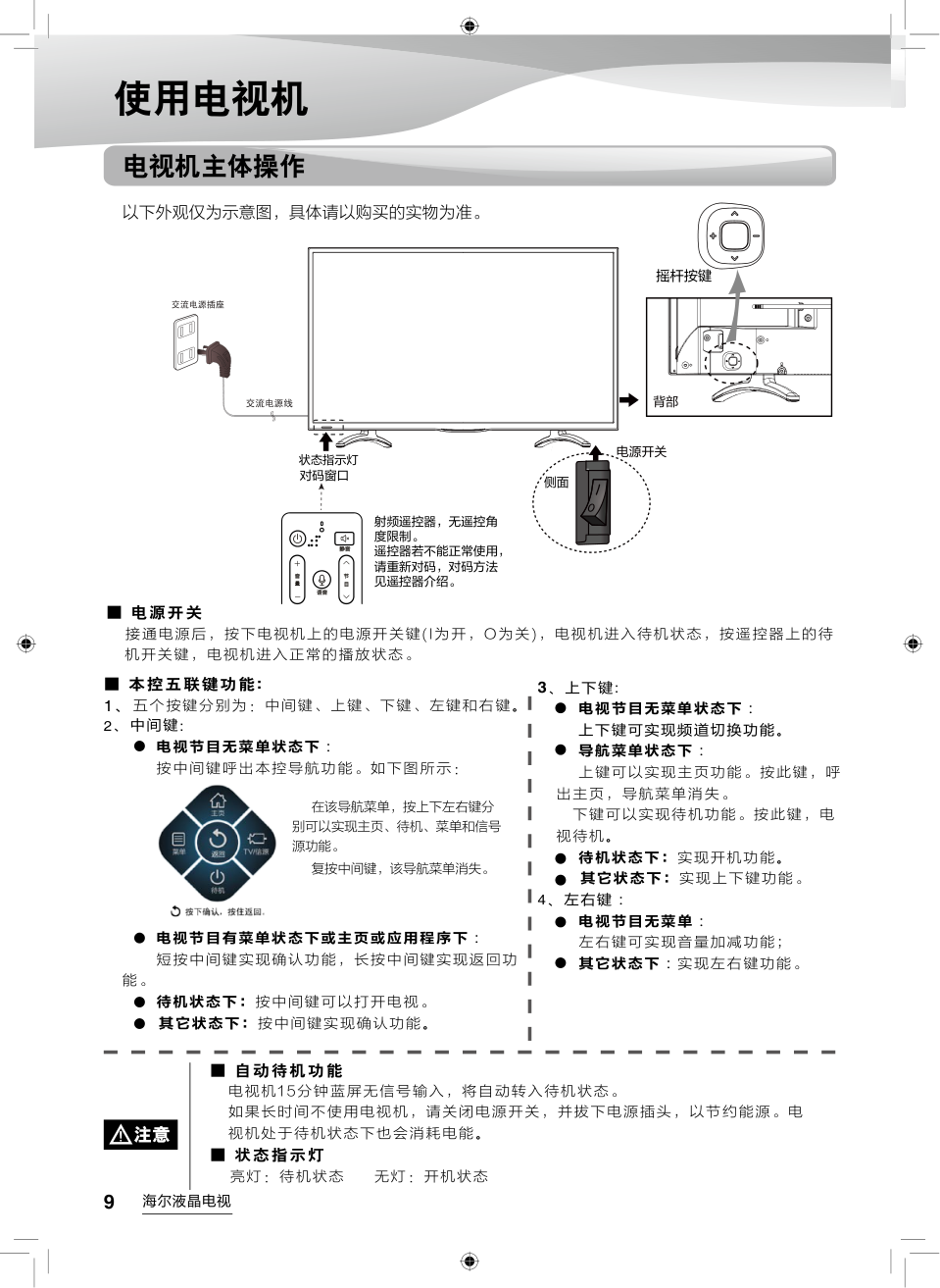 海尔LQ49AL88M52液晶彩电使用说明书-9 海尔LQ49AL88M52液晶彩电使用说明书-9