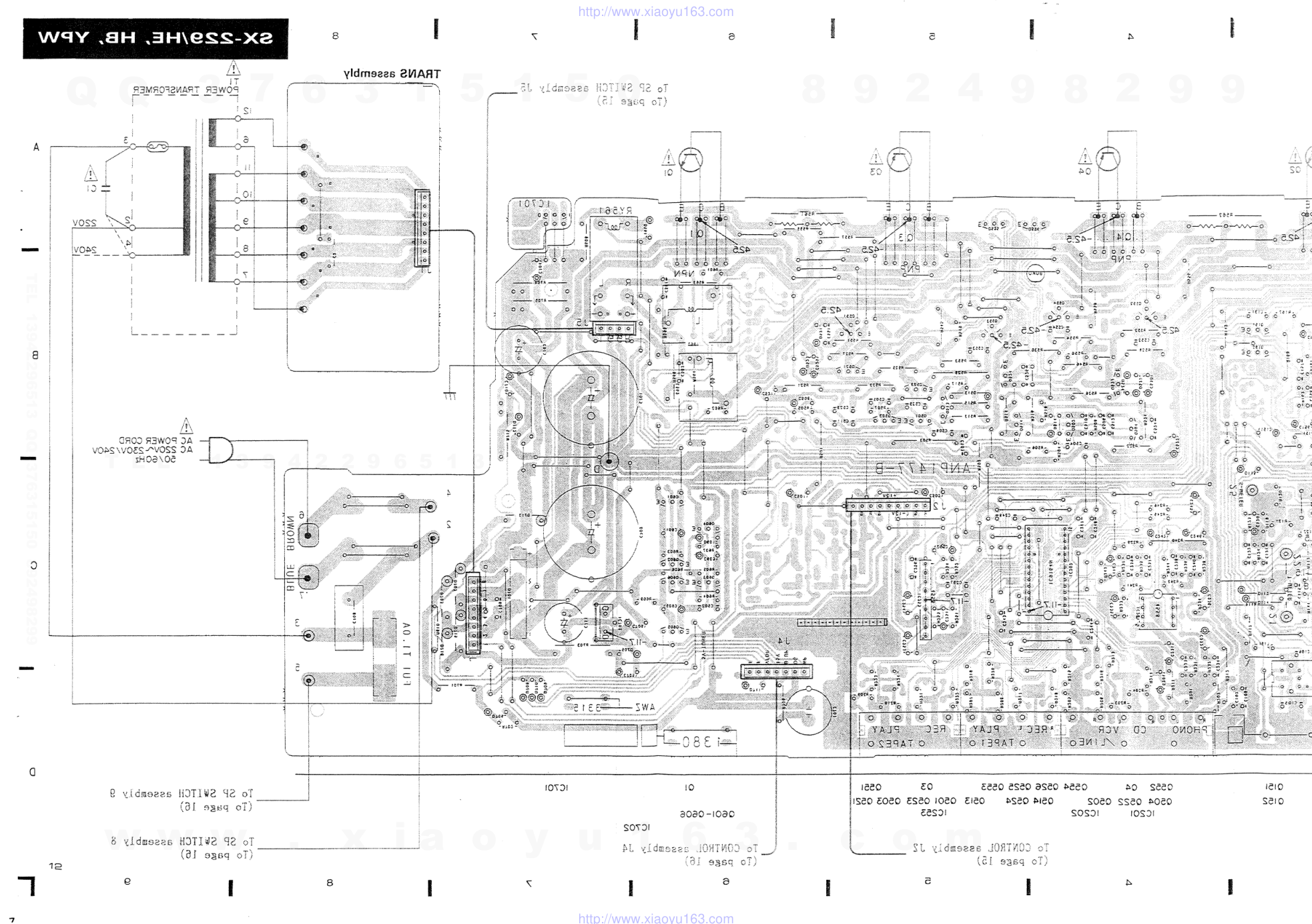 先锋PIONEER SX-203RDS电路图-8