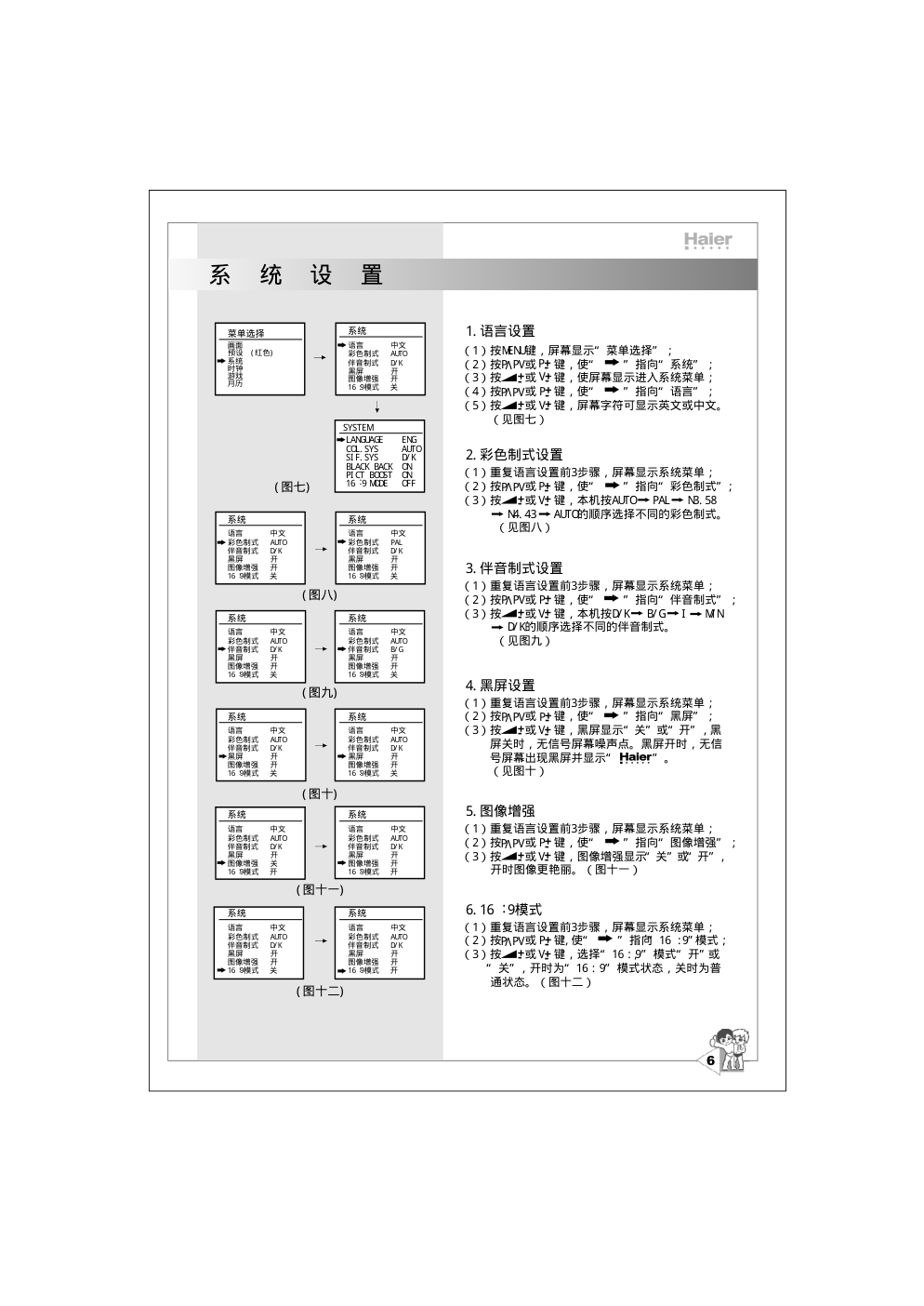 海尔25T8D-S彩电说明书-8 海尔25T8D-S彩电说明书-8