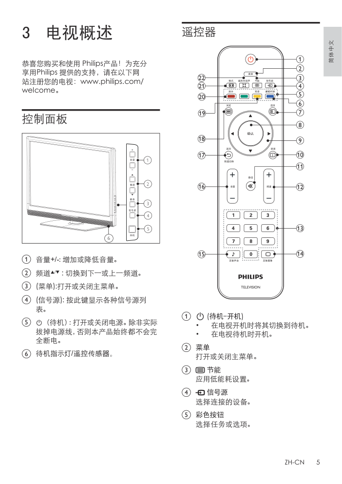飞利浦32PFL2320T3液晶彩电使用说明书-6 飞利浦32PFL2320T3液晶彩电使用说明书-6