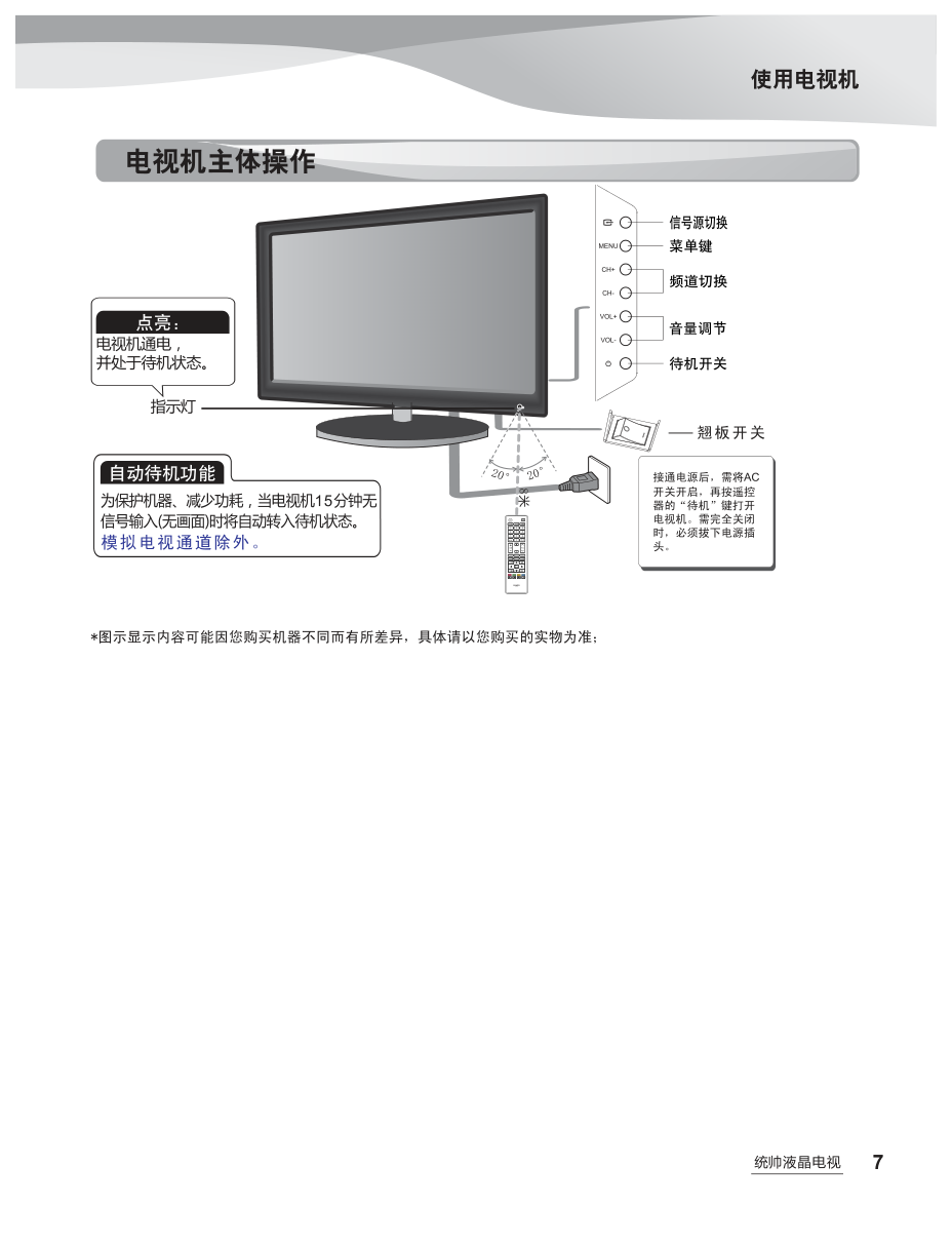 海尔统帅D48MF7000液晶彩电使用说明书-8 海尔统帅D48MF7000液晶彩电使用说明书-8