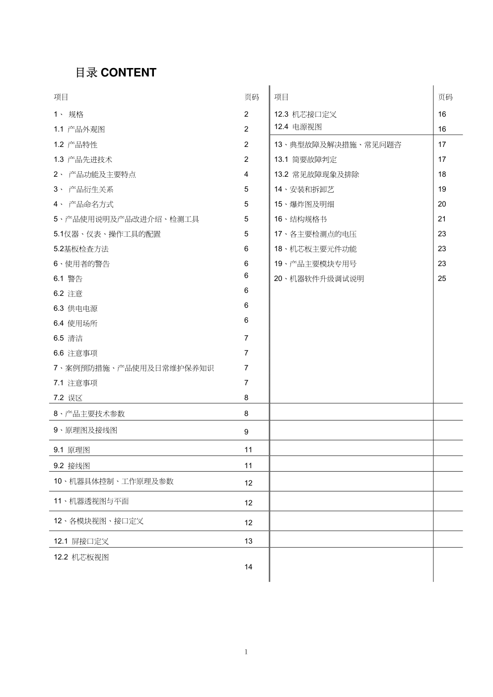 Haier S315XF13彩电维修手册-1 Haier S315XF13彩电维修手册-1
