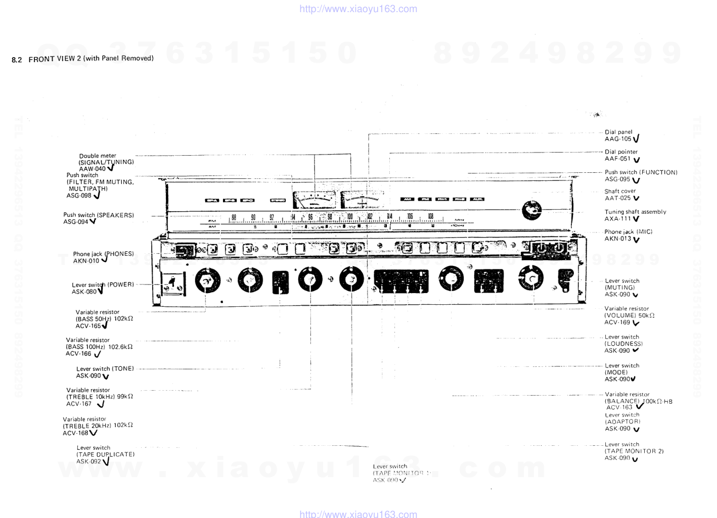 先锋PIONEER SX-1050KCU电路图-1 先锋PIONEER SX-1050KCU电路图-1