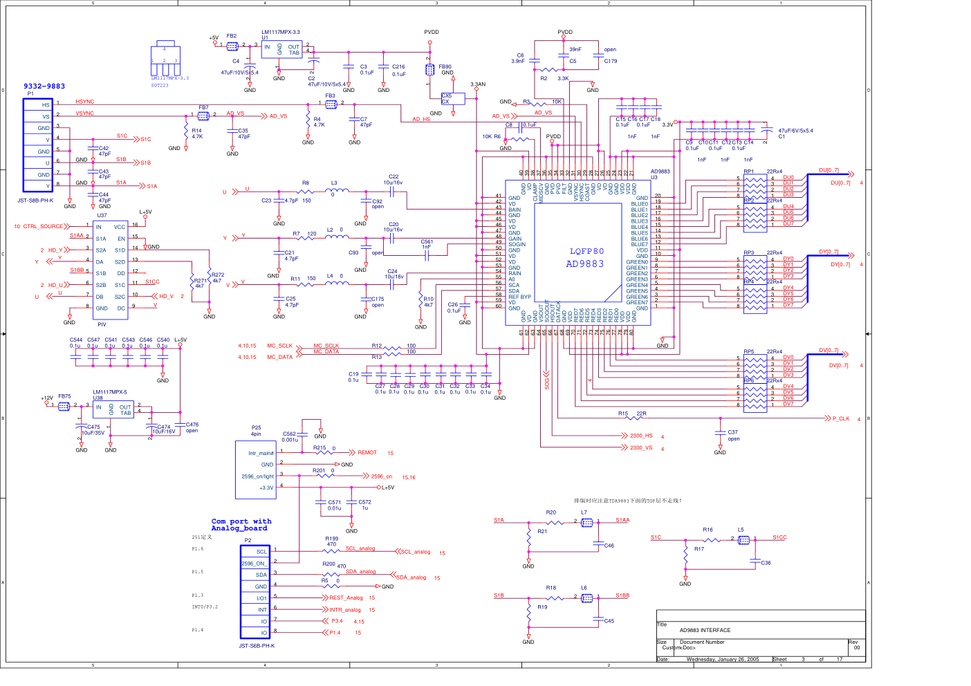 TCL LCD40V8液晶电视电路原理图-2