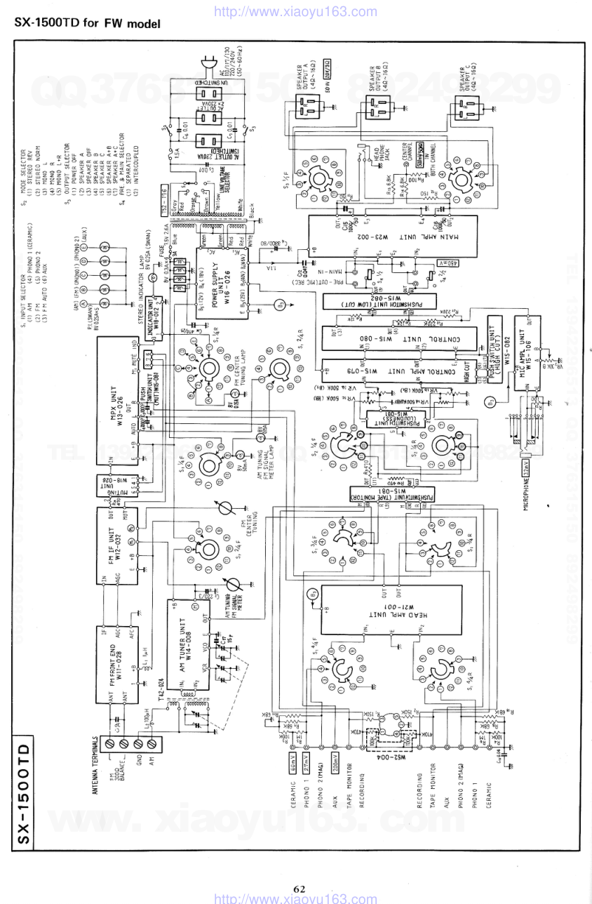 先锋PIONEER SX-1500TD电路图-3 先锋PIONEER SX-1500TD电路图-3