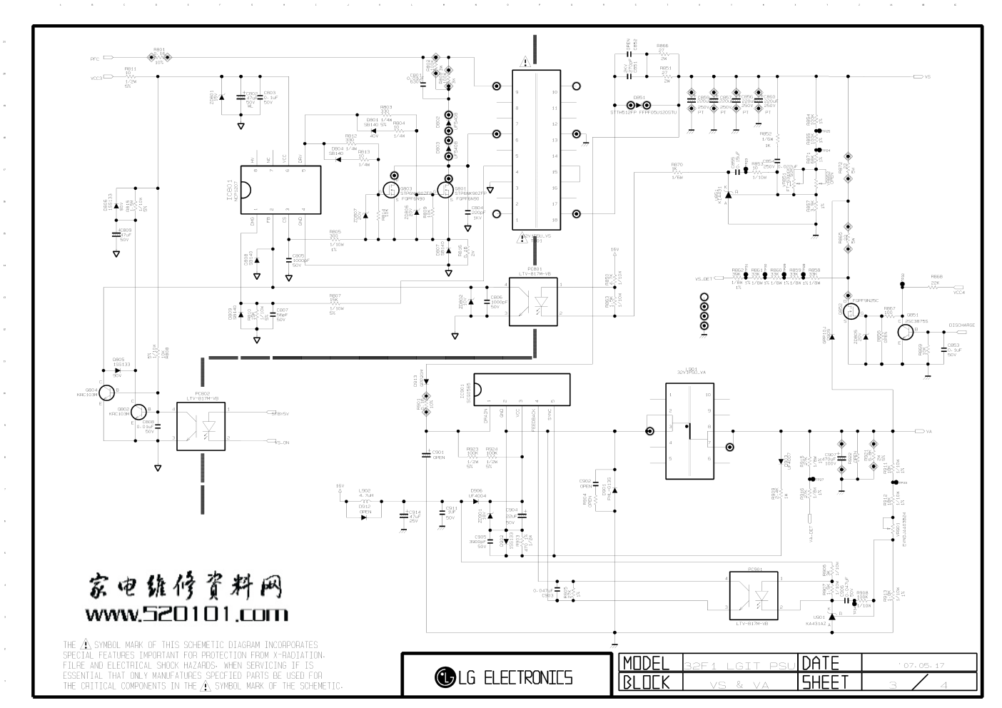 海尔液晶P32R1电源板电路原理图-2 海尔液晶P32R1电源板电路原理图-2