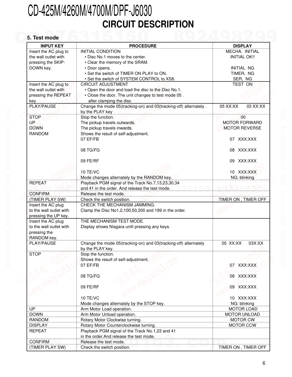 建伍KENWOOD CD-425M CD播放机电路图-5 建伍KENWOOD CD-425M CD播放机电路图-5
